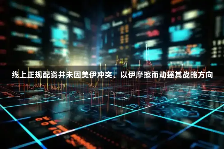 线上正规配资并未因美伊冲突、以伊摩擦而动摇其战略方向